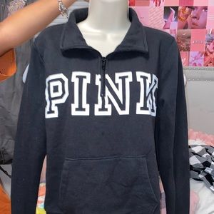black quarter zip
